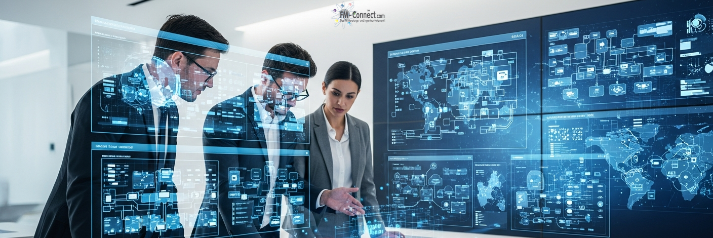 Krisenteam koordiniert Notfallreaktion und Risikomanagement im Facility Management