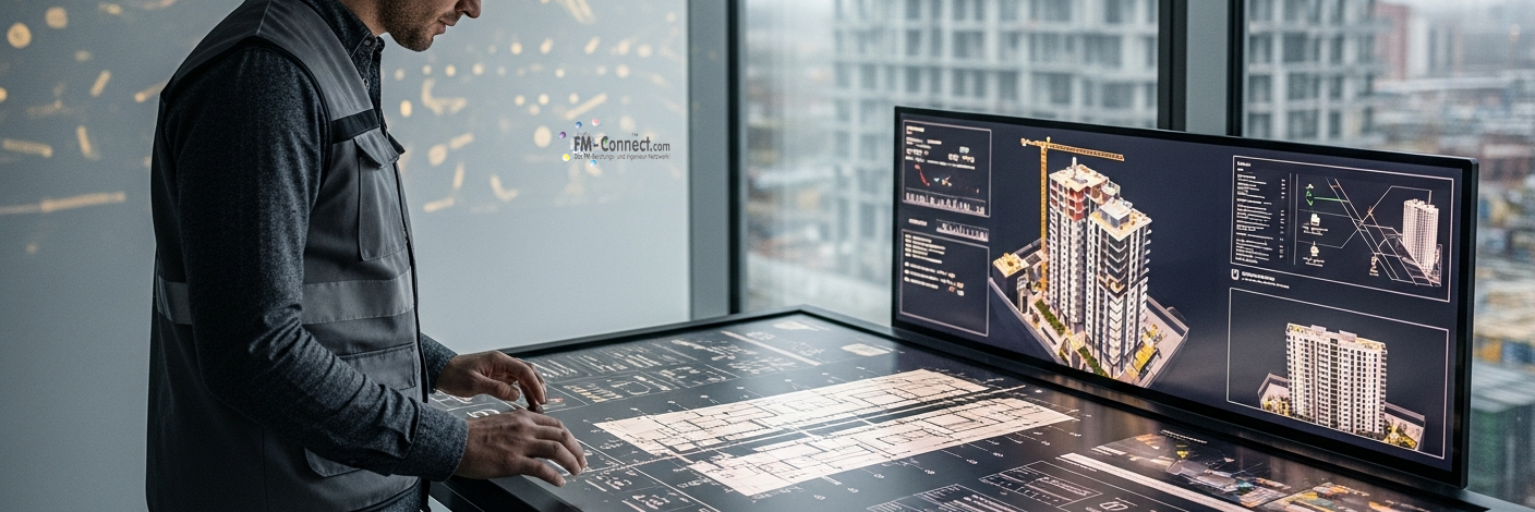 Projektsteuerer plant koordiniert und kontrolliert Bauprojekte im Facility Management