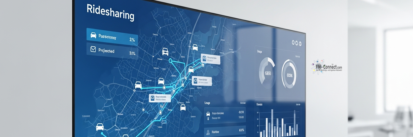 Ridesharing und Mitfahrplattformen verbessern nachhaltige Mobilität im Facility Management