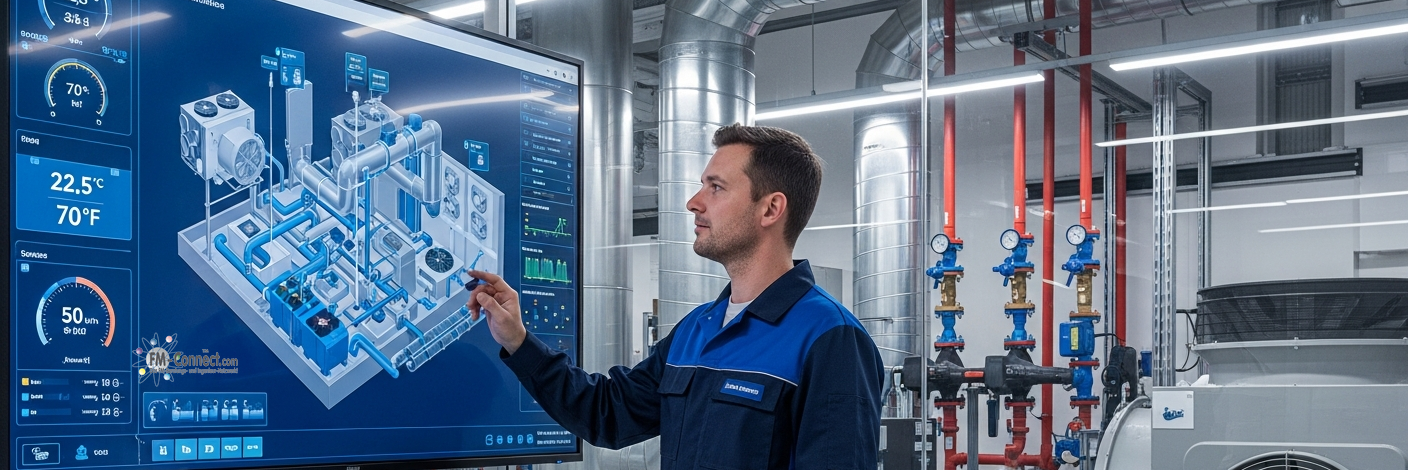 Technische Gebäudeausrüstung umfasst HLK Elektro und Sicherheitsanlagen im Facility Management