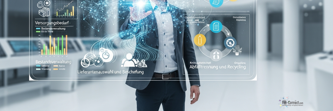 Ver und Entsorgung sichern Energie Wasser und Abfallmanagement im Facility Management